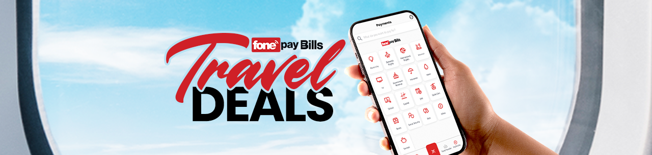 Travel Deals with Fonepay Bills Banner Image